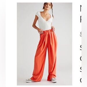 Free People Nothing to Say Pleated Trouser